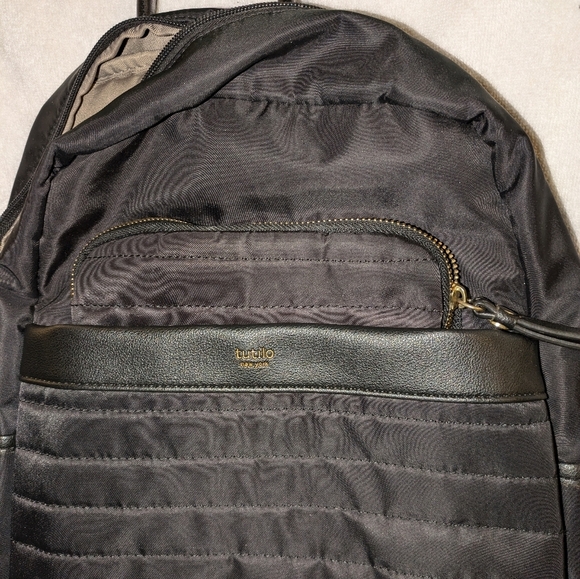tutilo New York Black Backpack Pre-owned - Picture 3 of 7